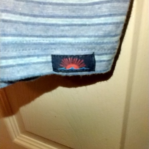 Faherty Striped Short Sleeve Polo Shirt Men's sz XXL. - Picture 6 of 6